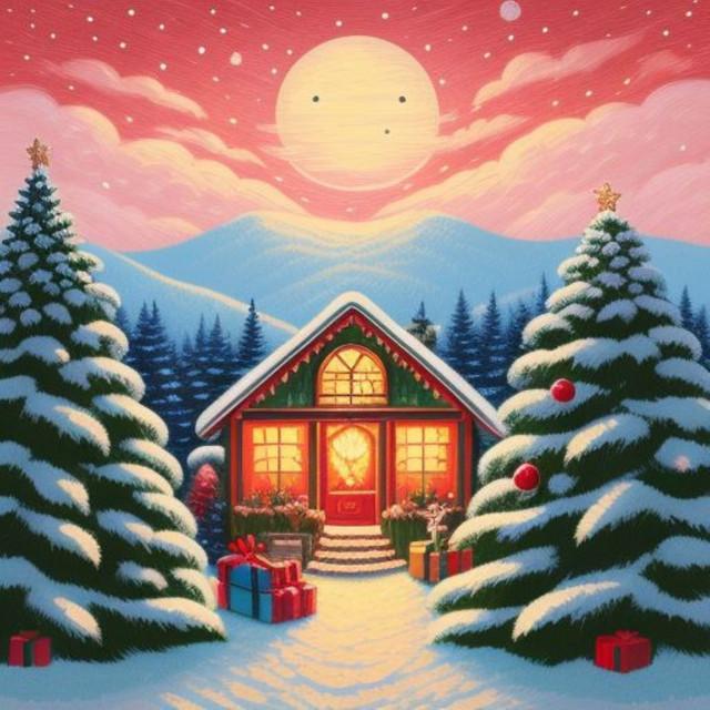 Snowfall on a Frosty Evening