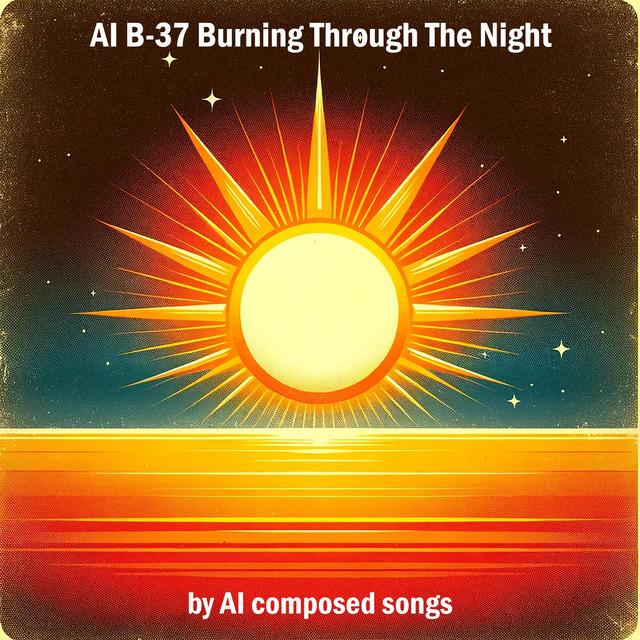 AI B-37 Burning Through The Night