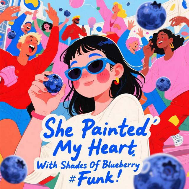 She Painted My Heart With Fifty Shades Of Blueberry Funk