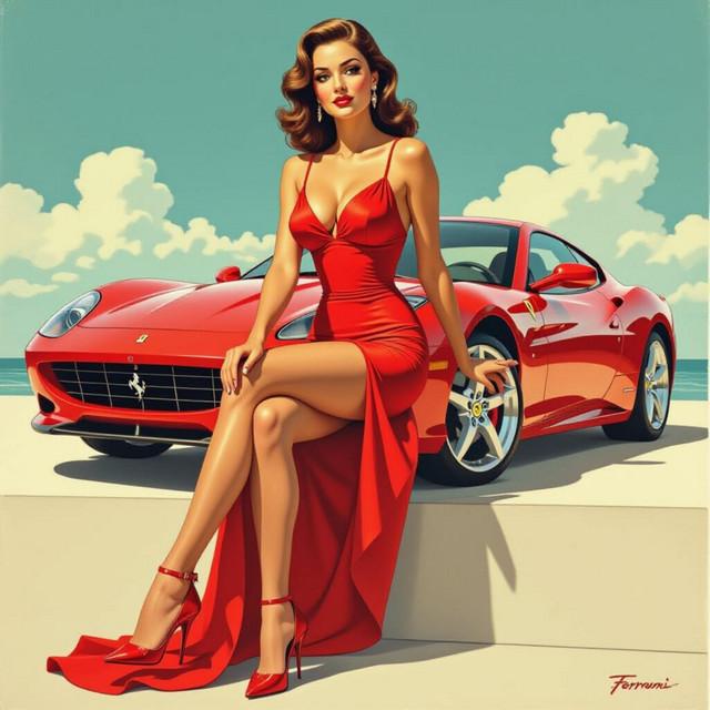 She is Ferrari Fine