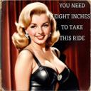 You Need Eight Inches to Take This Ride