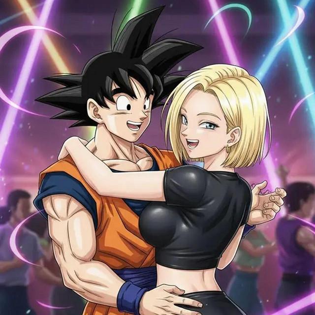 18 on the Dance Floor(Goku Loves Android 18)
