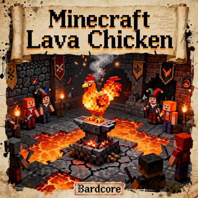 Minecraft Lava Chicken - bardcover