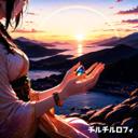 夕焼け空と、おつかれさま