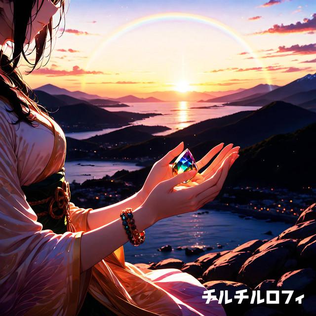 夕焼け空と、おつかれさま