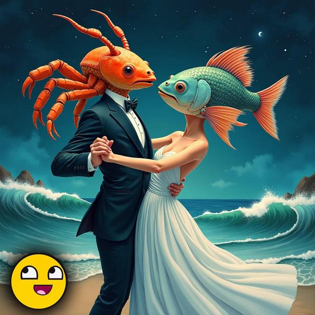 Tańcowała ryba z rakiem