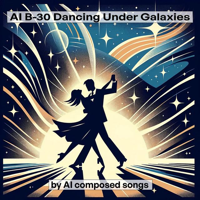 AI B-30 Dancing Under Galaxies