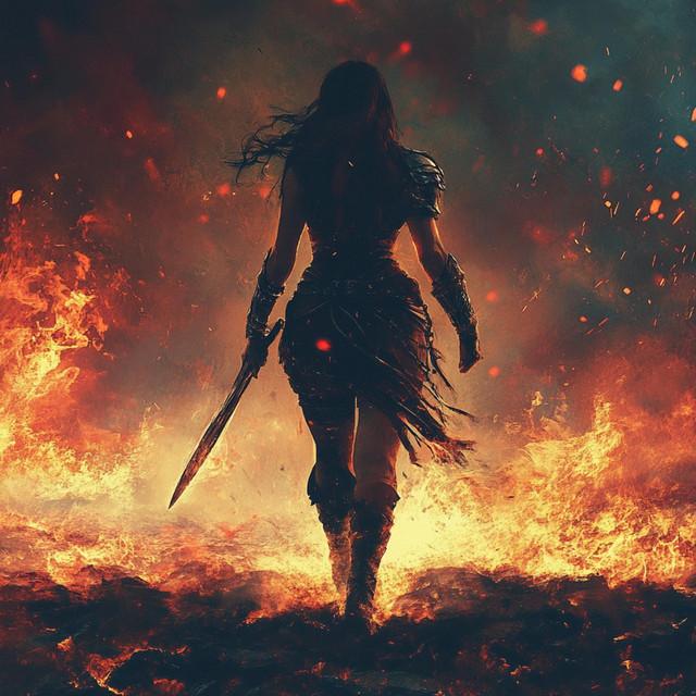 I walk alone beneath the flame